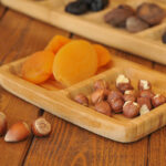 Poslužavnik od bambusa sa voćem - 2 posudice