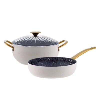 Granitni set posuđa 3/1 - PASHA WHITE