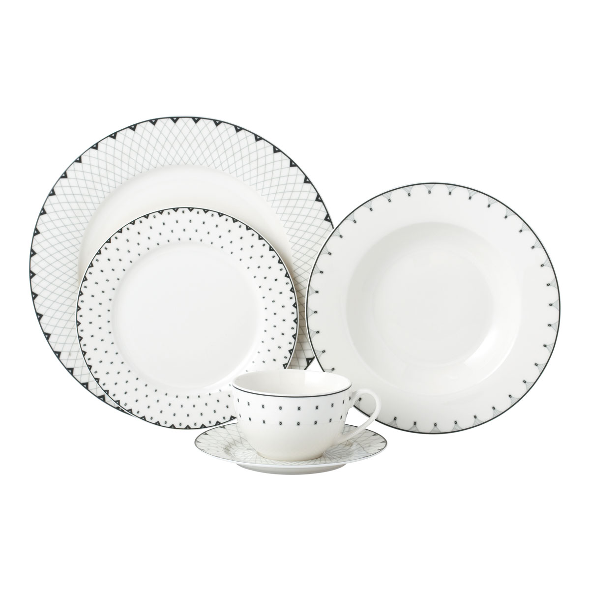 white-GFP-2311 WHITE porcelanski servis za ručavanje 30/1 - 2311